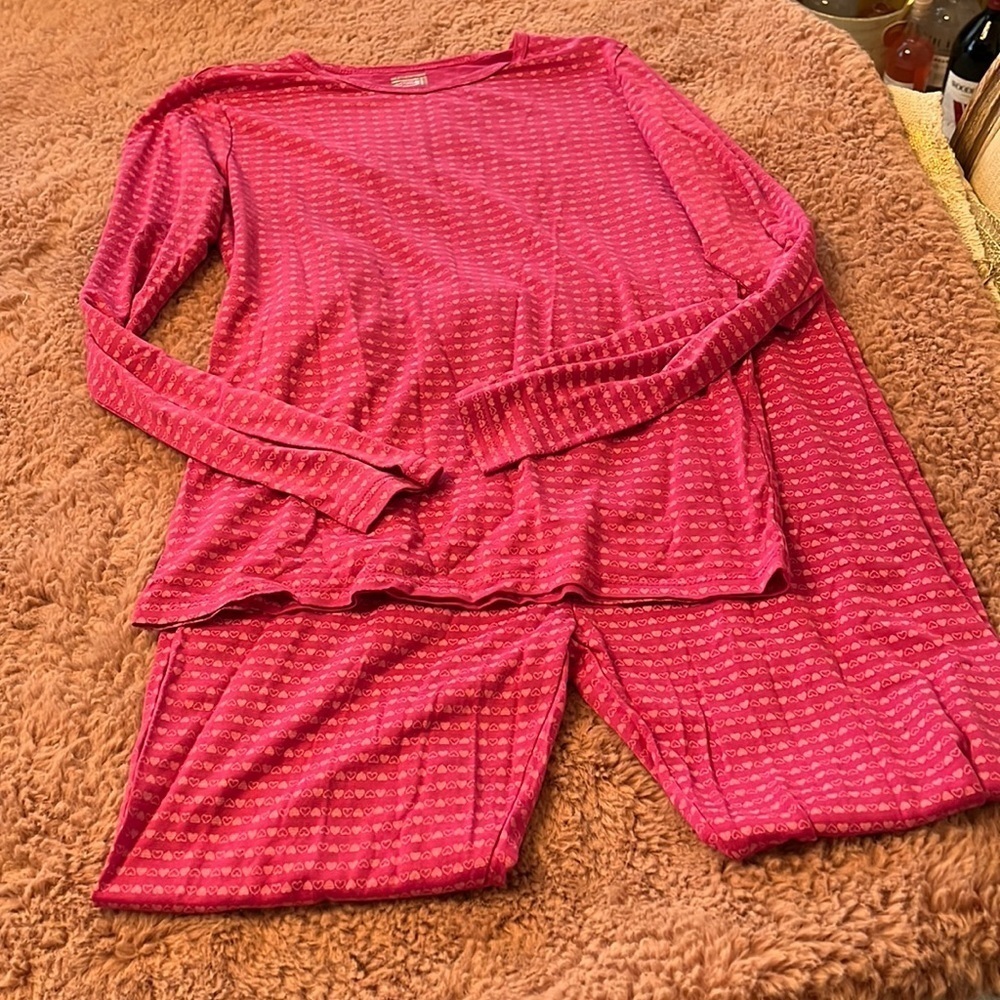 Girl’s Base Layer/Long Underwear Set Size xL by 32 Degrees Pink in EUC
